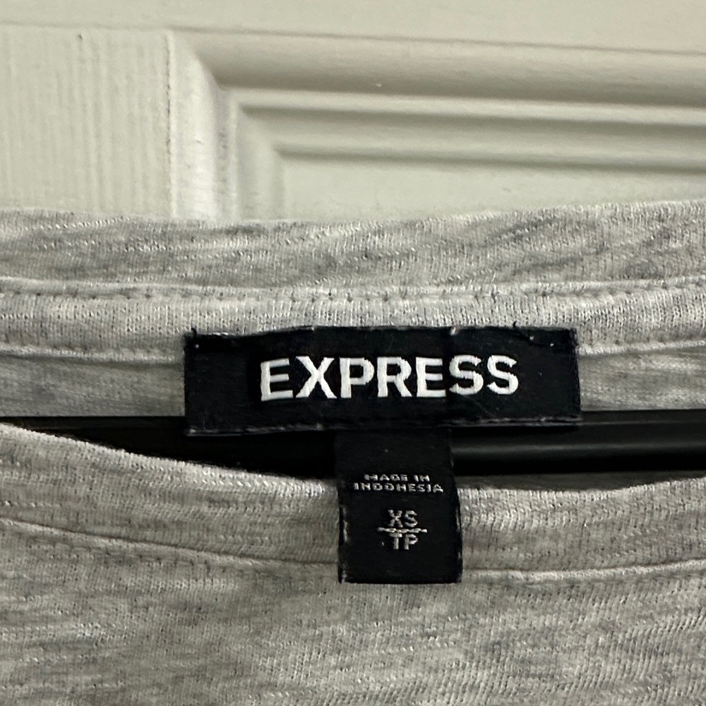 Express Heather Gray Tee